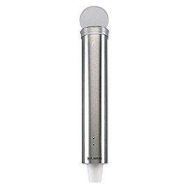 San Jamar Stainless Steel Small Pull-Type Water Cup Dispenser