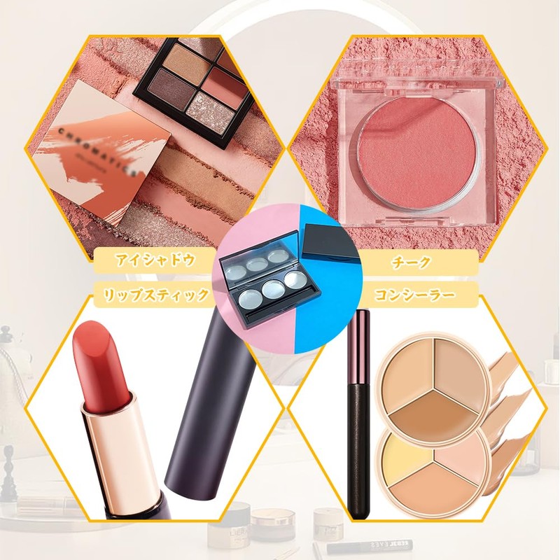 Makeup Palette, Eyeshadow Box, Round Shape, Palette Pan Storage, Eyeshadow