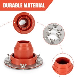 Tent Stove Jack Kit, Heat Resistant Tent Roof Stove Jack Kit Silicone Chimney Anti-Scalding Device for Outdoor Tent Camping