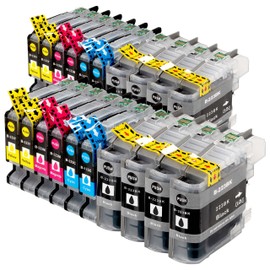 ESMONLINE 20 Compatible Printer Cartridges to Replace Brother LC-223 for MFC J4420DW J4620DW J4625DW J5320DW J5620DW J5625DW J5720DW J880DW J680DW J480DW DCP J562DW J4120DW (Pack of 20) Set) LC22 set3