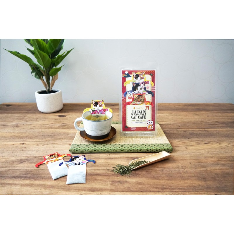 Japan Cat Cafe JAPAN CAT CAFE Sencha Green Tea Cup