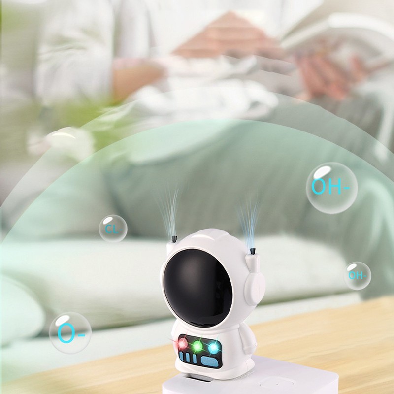 Air Purifier White Spaceman Shape Air Purification Negative Ion Purifier