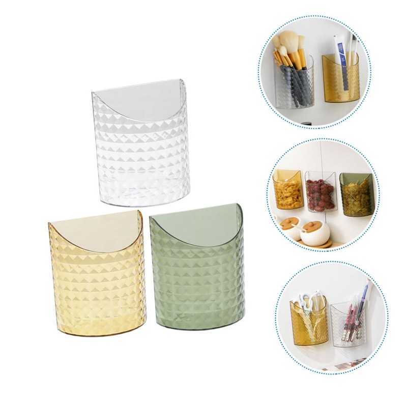 VILLFUL 6pcs Phone Remote Control Holder Wall Mount Organizer Remote