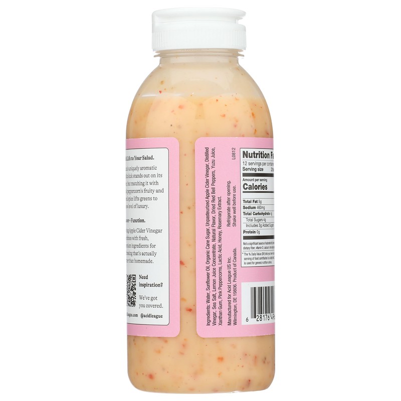 Acid League Honey Yuzu Dressing, 12 FZ