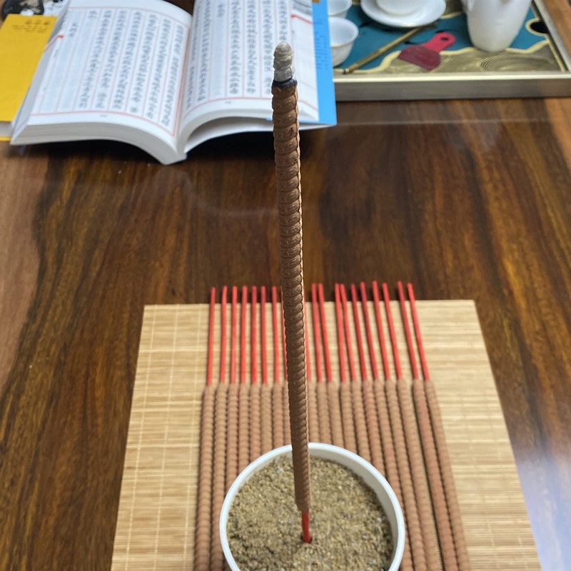 4 Hours Large Sage Incense Stick，Jumbo Outdoor Incense 21 Pack