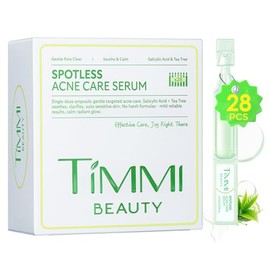Sérum Facial en Ampolletas con Ácido Salicílico y Tea Tree, Limpia Poros, Controla Grasa y Calma la Piel, Fórmula Suave para Piel Grasa o Mixta (02 28pcs)