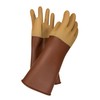 Acid and Alkali Resistant Extra Thick Latex Gloves, Brown, Long