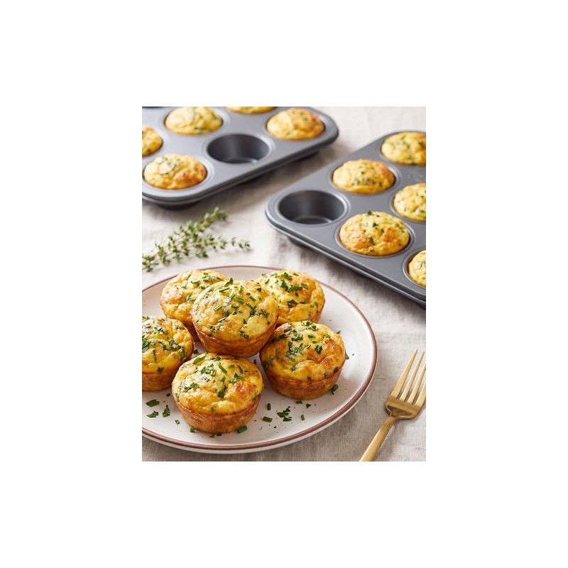 Bake Choice Standard Muffin Mould for 12 Moulds, Contains 100