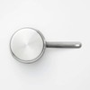 MUJI 82219913 Stainless Aluminum All-Over Three-Layer Steel Milk Pan, Silver,