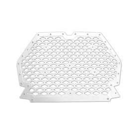 50 Caliber Racing Custom CNC Billet Aluminum Grille fits 2019+ Polaris RZR XP1000, 2019+ XP Turbo, 2018-2019 Turbo S White Powder Coat Finish [5358A9]