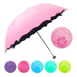 KFMX 12 Paraguas Mágico Sombrilla Cambia De Color Con La Lluvia