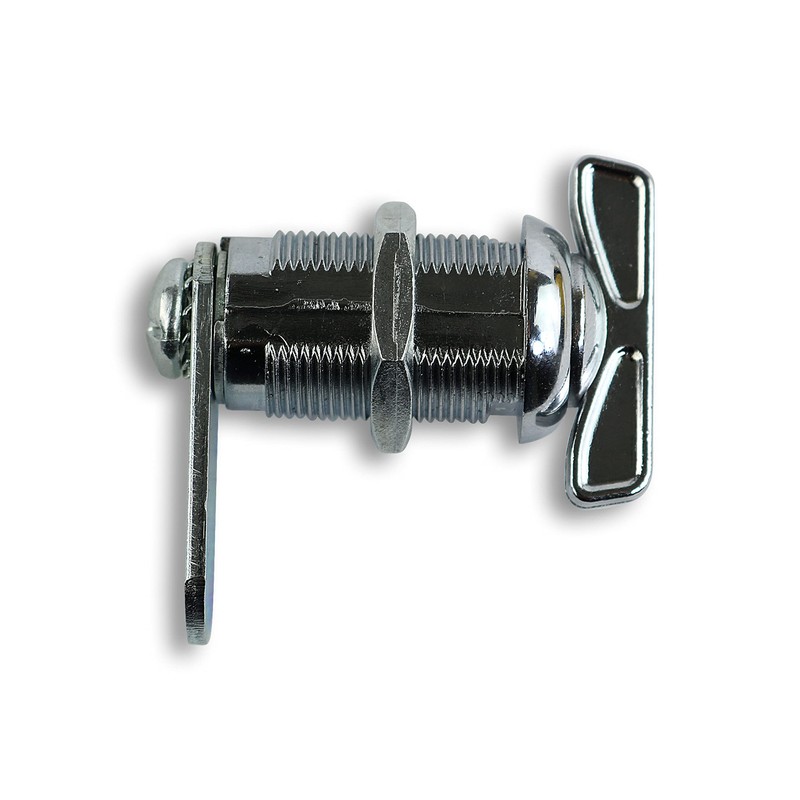 Leisure Locks Thumb Turn Latch with 1-1/8" Cylinder and Chrome