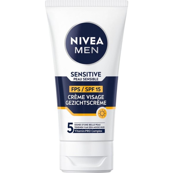 NIVEA MEN Face Cream SPF 15 for Sensitive Skin (1