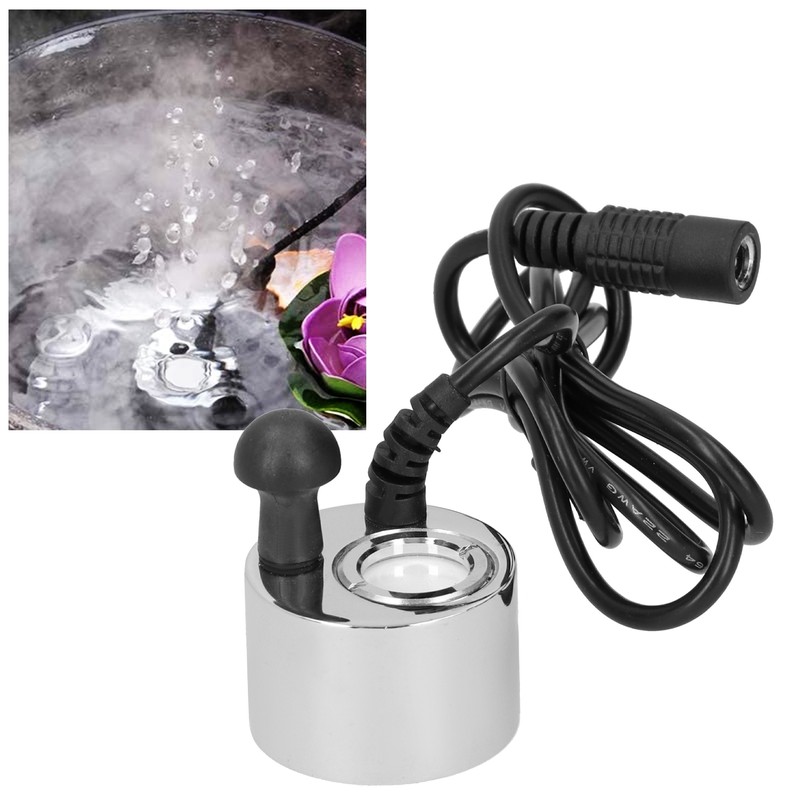 24V Ultrasonic Mist Maker Fogger Water Fountain Decoration for Pond