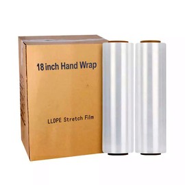 IPACKNOW 18"x1000 FT, 20.3 Micron 80 Gauge Heavy Duty Stretch Film for Pallet Wrap Packaging Heavy Duty Shrink Film Roll (4 Pack)