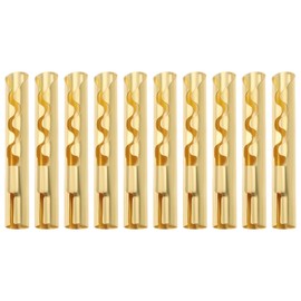 Briny River 10Pcs 4mm Banana Connectors Gold-Plated Copper Banana Plug for BFA/Camcon