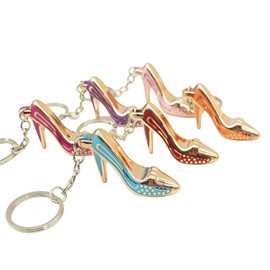 High Heels Keyring 6 Pieces Fashion Personality Keyring for Girlfriend Bag Charm, colour