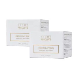 Atomy 애터미 앱솔루트 히노키 클레이 마스크 50ml 2개 Atomy Absolute Hinoki Clay Mask 50ml 2pcs