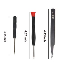 5 Pairs Eyeglass Screw-in Nose Pads, NLQHOPTS Glasses Nose Piece Replacement Repair Kit Set with Screws,Screwdrivers,Tweezer and Cleaning Cloth for Sunglasses Eyeglasses.