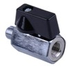 2 x 3/8 inch NPT shut-off valve, mini brass internal
