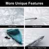Car Windshield Cover Sunshade 9pcs Magnetic Windscreen Cover Sun Shade