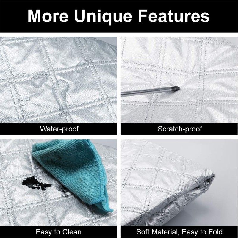 Car Windshield Cover Sunshade 9pcs Magnetic Windscreen Cover Sun Shade