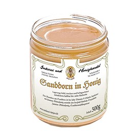 Sea Buckthorn in Honey 500 g - Honey with Sea Buckthorn Extract, No Additives (by Beekeeping Nordheide)