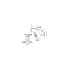 CRL White T-Crank Window Handle With 3/8" Spline Size for