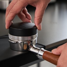 Coosigar 53.3mm Coffee Distributor,Espresso Distribution Tool, Adjustable Depth Espresso Distributor Fits All 53MM and 54MM Espresso Portafilter,Compatible with Breville 54MM Portafilter.(Black)