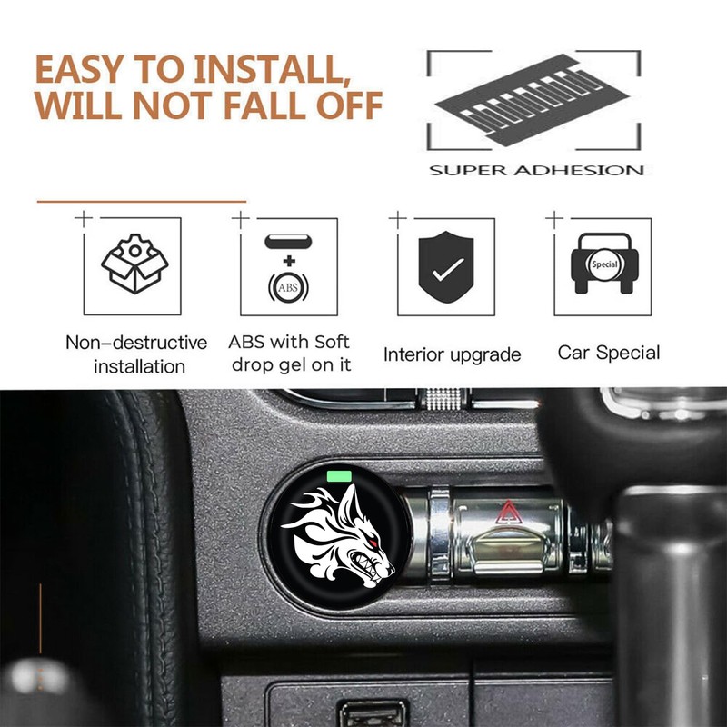 TOOLEPIC Push Start Button Cover for Mustang 2015-2025 – Engine