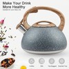 s-p Whistling Tea Kettle Stainless Steel Teapot,Teakettle for Stovetop Induction
