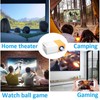 VBESTLIFE Projector, Supported Video Projector, Portable Home Cinema Film Projector