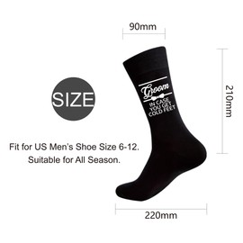 PartyGifts&beyond Bachelor Party Favors 7 Packs Groomsmen Gifts Socks Soft and Cozy Groomsman Socks for Wedding Gifts(GM)