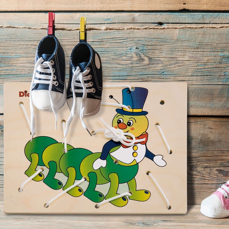 Dida - Caterpillar Lacing Game - The Threading Game with