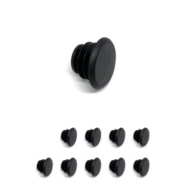 wumio Bicycle Handle Bar End Caps Black 10pcs Plastic Plug