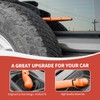 RAZPOY JL Front & Rear Window Wiper Blades Trim, Windshield
