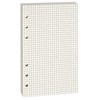 A6 6-Hole Loose-Leaf Paper (80 Sheets, 100GSM, Beige) - Ideal