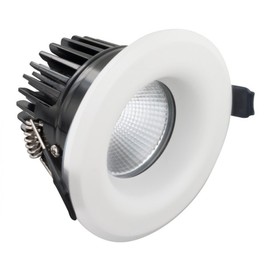 Fire Rated Downlight 9W (50W) 4000K 640lm 55 deg beam angle 70mm cut-out Dimmable