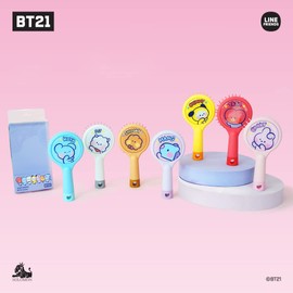 Solomon Shoji BT21 Minini Hair Brush BT21-HBS-C HAIR BRUSH Styling Hair Care Hair Character (MANG)