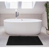 Utopia Towels Cotton Banded Rug, Bath Mats, Not a Bathroom