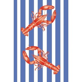 Lobster Notebook: Coastal-Themed Striped Journal for Summer Writing, Travel Notes & Beach Lovers , Ocean-Inspired Aesthetic Journal with Red Lobster ... for Daily Writing, Lists, and Gift Ideas