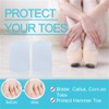 Povihome Toe Sleeves, Toe Protectors, 10 Pack Toe Tube Pads