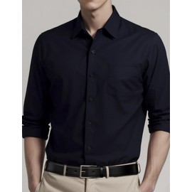 Papaanils Black Dress Belt for Men,Men's Belts Leather for Jeans,Mens Casual Belt,Black Golf Belt Length48