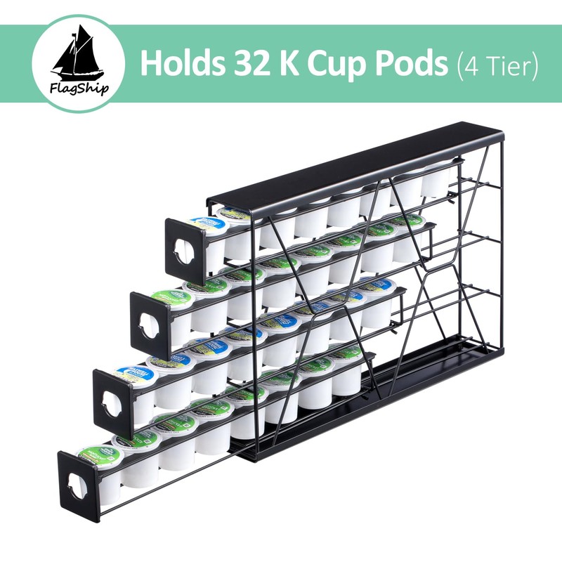 Flagship K Cup Holder for Keurig Pods Coffee Pod Storage