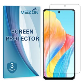 MEZON [3 Pack] Anti-Glare Matte Screen Protector Film for OPPO A98 5G – Case Friendly, Shock Absorption (OPPO A98 5G, Matte)