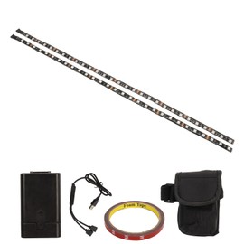 LED Scooter Strip Light Battery Powered 19.7in Colorful Deck Lights Waterproof Electric Scooter Accessory for KUGOO for Xiaomi for Ninebot