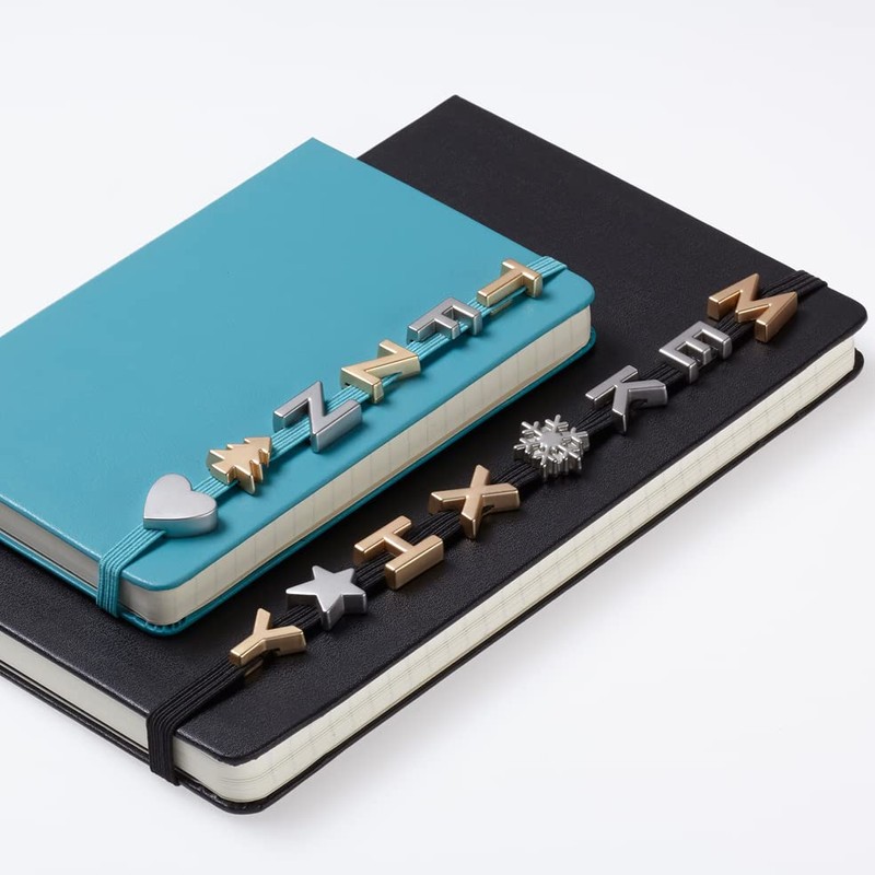 Moleskine Pin for Notebook or Planner Letter O, Letter Pin,