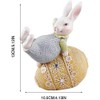 Easter Bunny Egg Resin Craft Ornaments Bunny Resin Figurines Durable