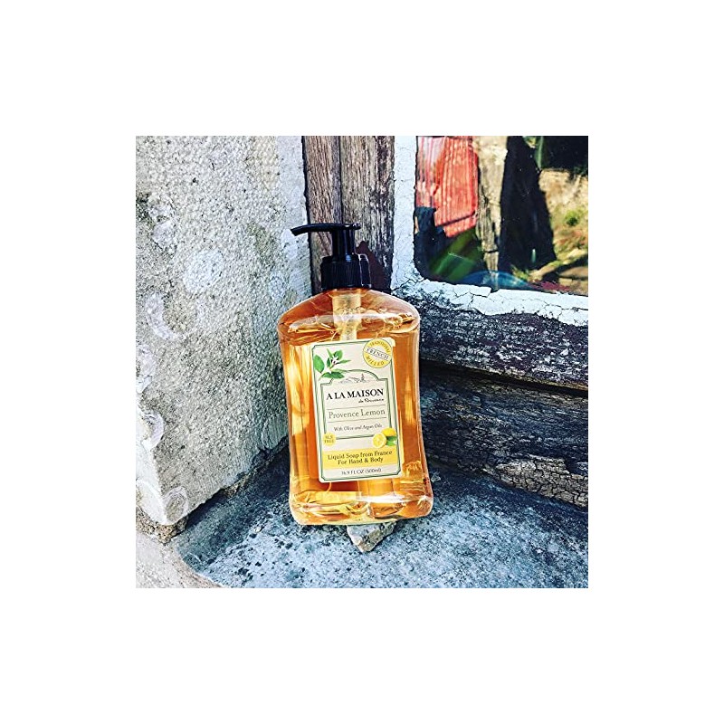 Jabón líquido para manos con limón de Provenza, hidratante natural