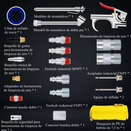 Generic Kit De Accesorios Para Compresor De Aire, 20 Piezas